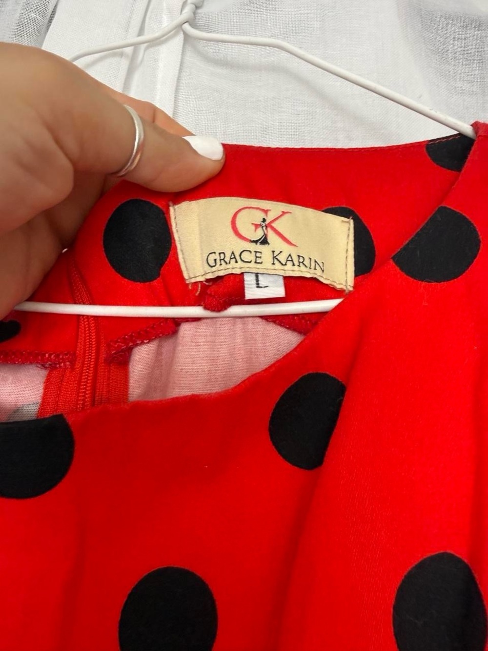 ⋆｡°✩ retro polka dot swing dress ✩°｡⋆ - Picture 5 of 6